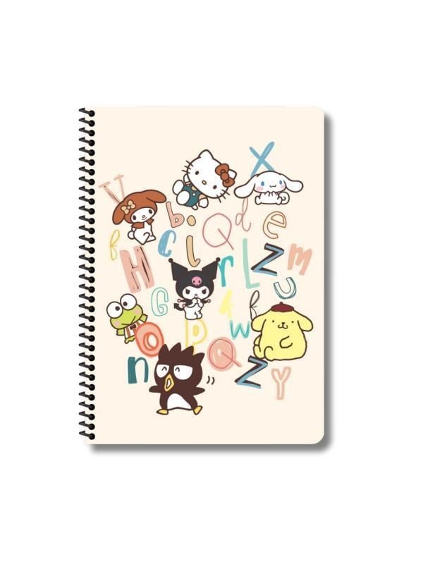 Keskin Color Kuromi Hello Kitty and Friends 16x22,5 cm A5 Spiralli Defter– 80 Yaprak - Friendship Goals