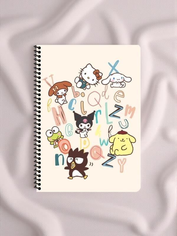 Keskin Color Kuromi Hello Kitty and Friends 16x22,5 cm A5 Spiralli Defter– 80 Yaprak - Friendship Goals
