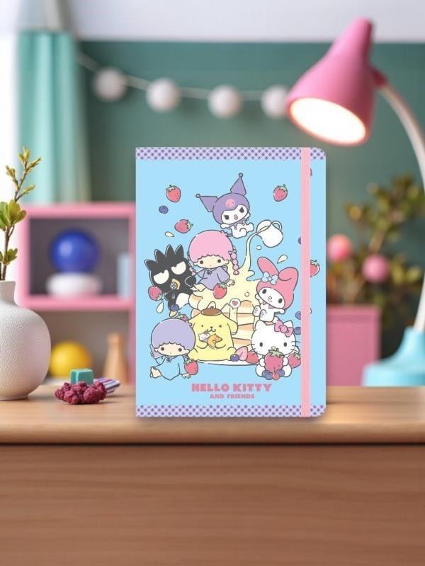 Keskin Color Lisanslı Hello Kitty And Friends 80 Yaprak A5 Defter - Mavi