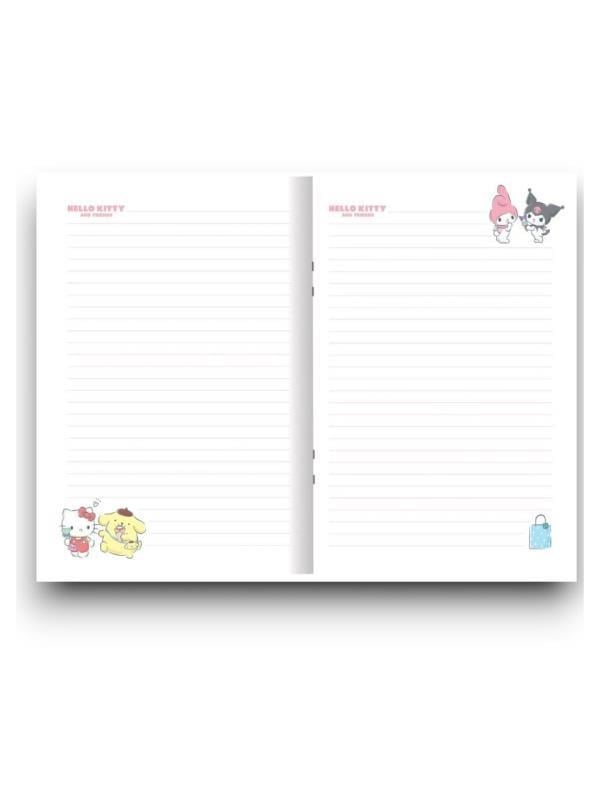 Keskin Color Lisanslı Hello Kitty Hatıra Defteri Kilitli 14x20cm 80 Yaprak - Friends are where the fun is