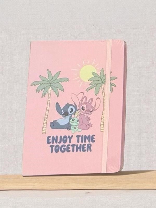 Keskin Color Lisanslı Stitch Enjoy Time Together 80 Yaprak A5 Defter