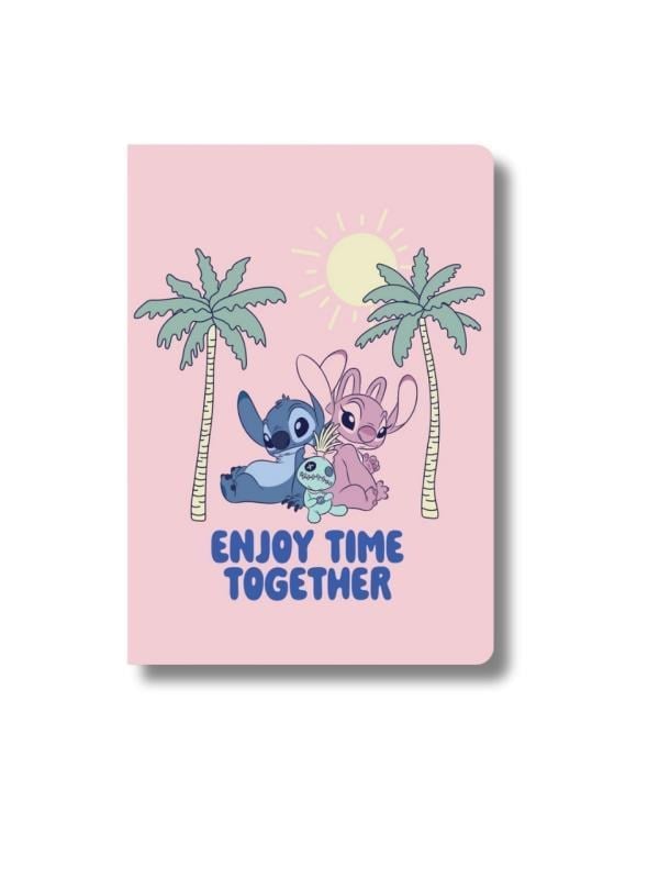 Keskin Color Lisanslı Stitch Enjoy Time Together 80 Yaprak A5 Defter