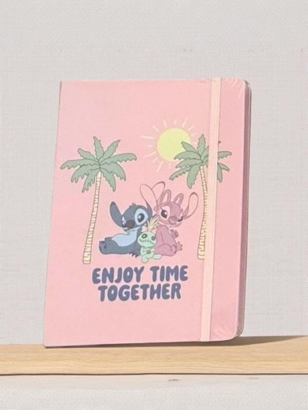Keskin Color Lisanslı Stitch Enjoy Time Together 80 Yaprak A5 Defter