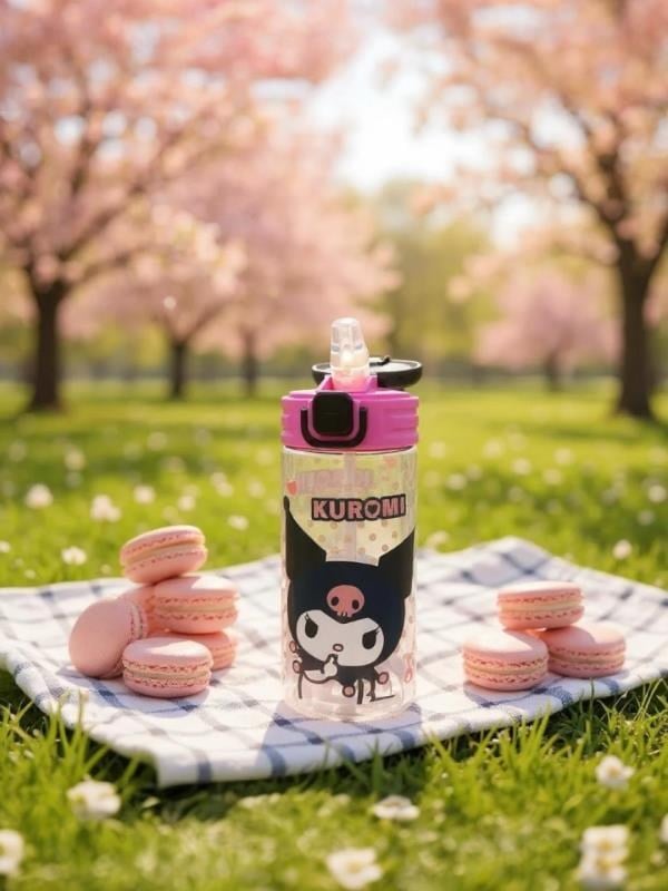 Kuromi 500 ml Plastik Matara 3413