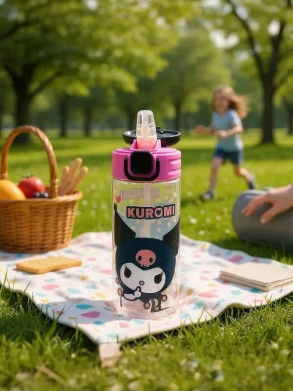 Kuromi 500 ml Plastik Matara 3413