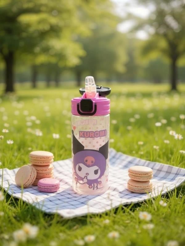 Kuromi 500 ml Plastik Matara 3413