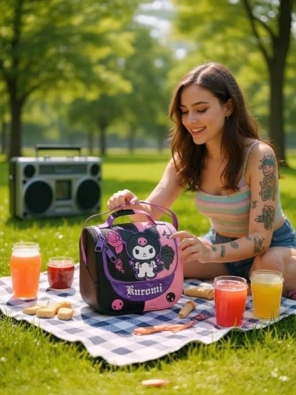 Kuromi Beslenme Çantası Termoslu 3205