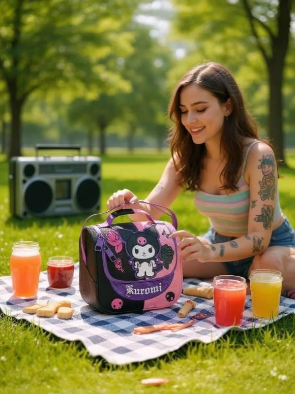 Kuromi Beslenme Çantası Termoslu 3205