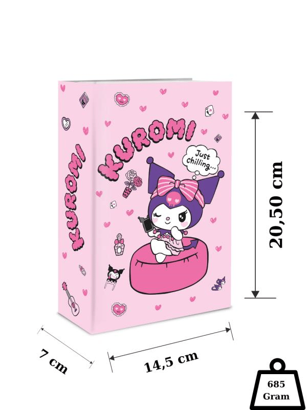 Kuromi Figürlü Çelik Kilitli Pembe Para Kasası 