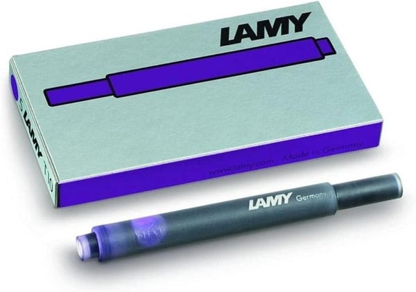 LAMY Mor Dolma Kalem Kartuşu T10MR - 5’li Paket – Orijinal Alman Üretimi