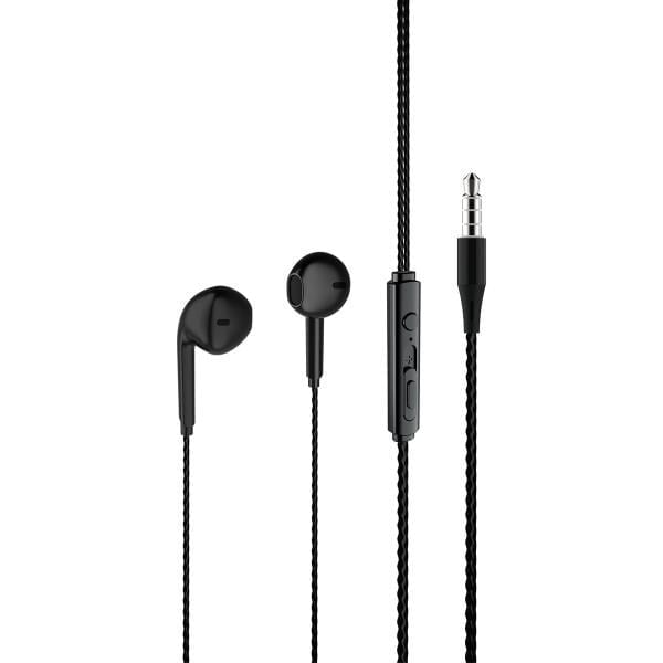 Lecoo EH104 Kablolu 3.5mm Jacklı Kulak İçi Mikrofonlu Kulaklık Siyah