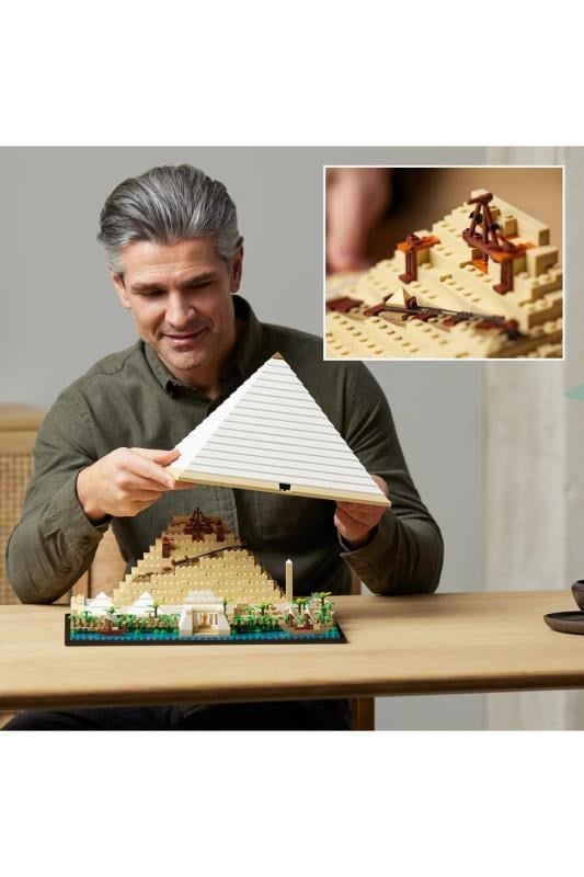 LEGO Architecture Keops Piramidi 21058 – 1476 Parça Mimari Koleksiyon Seti