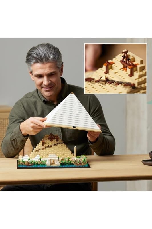 LEGO Architecture Keops Piramidi 21058 – 1476 Parça Mimari Koleksiyon Seti