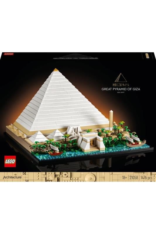 LEGO Architecture Keops Piramidi 21058 – 1476 Parça Mimari Koleksiyon Seti