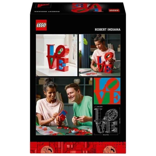 LEGO Art LOVE 31214 – Yetişkinler için Dekoratif Model Yapım Seti (791 Parça)