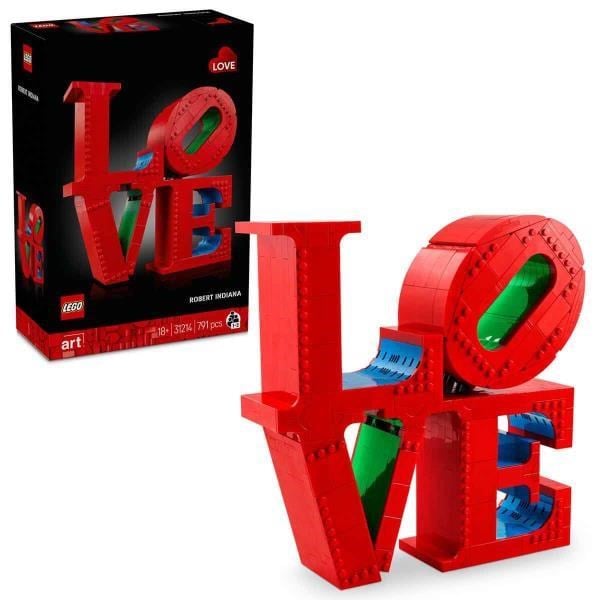 LEGO Art LOVE 31214 – Yetişkinler için Dekoratif Model Yapım Seti (791 Parça)