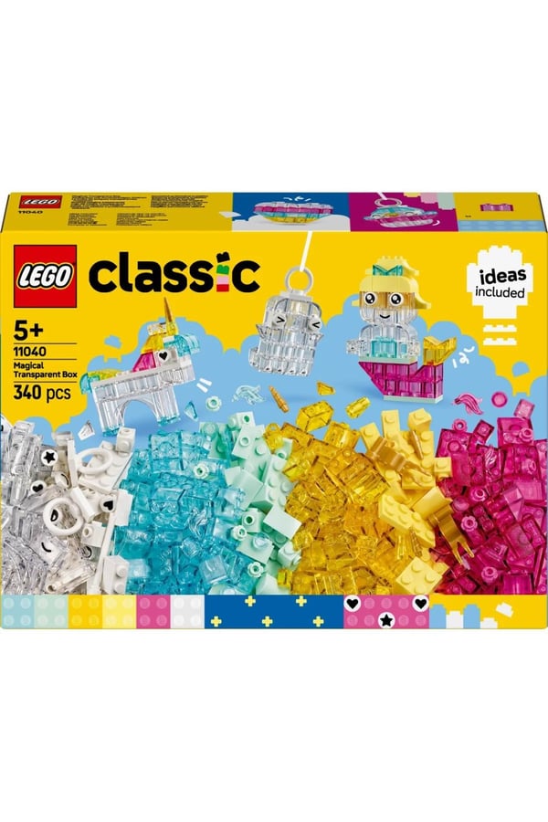 LEGO® Classic Sihirli Saydam Kutu 11040 – 340 Parça