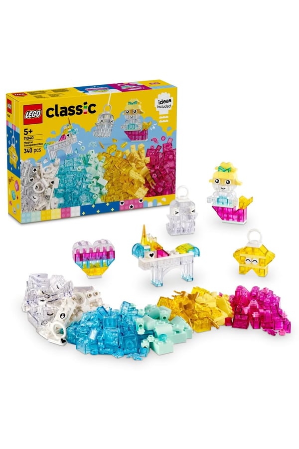 LEGO® Classic Sihirli Saydam Kutu 11040 – 340 Parça
