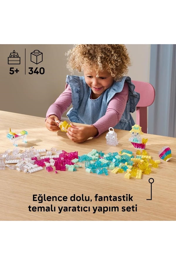 LEGO® Classic Sihirli Saydam Kutu 11040 – 340 Parça