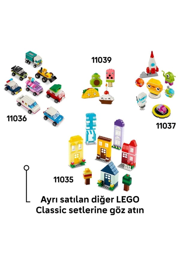 LEGO Classic Yaratıcı Mutlu Kutu (11042) - 680 Parça