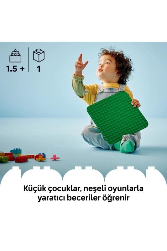 Lego Duplo Yeşil Yapım Plaka 10460