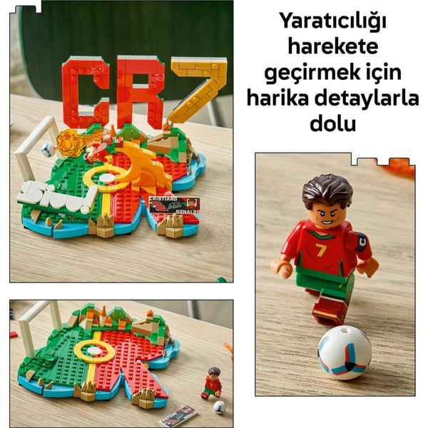 LEGO® Editions Cristiano Ronaldo – Unutulmaz Futbol Anları 43012 | 490 Parça