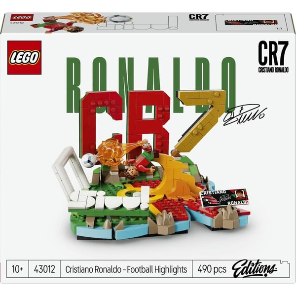 LEGO® Editions Cristiano Ronaldo – Unutulmaz Futbol Anları 43012 | 490 Parça