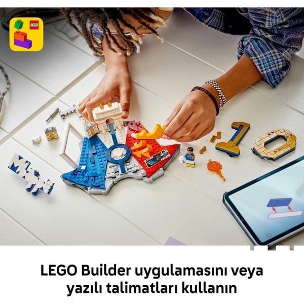 LEGO® Editions Kylian Mbappé – Unutulmaz Futbol Anları 43013 | 490 Parça
