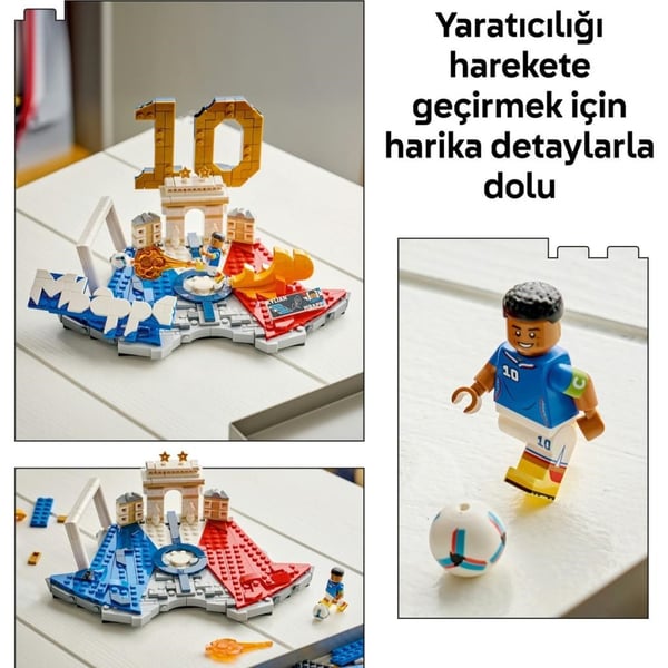 LEGO® Editions Kylian Mbappé – Unutulmaz Futbol Anları 43013 | 490 Parça