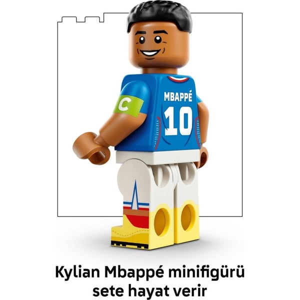 LEGO® Editions Kylian Mbappé – Unutulmaz Futbol Anları 43013 | 490 Parça