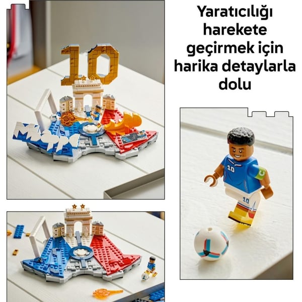 LEGO® Editions Kylian Mbappé – Unutulmaz Futbol Anları 43013 | 490 Parça