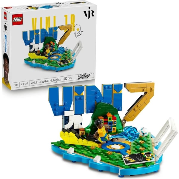 LEGO® Editions Vini Jr. – Unutulmaz Futbol Anları 43027 | 510 Parça