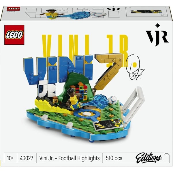 LEGO® Editions Vini Jr. – Unutulmaz Futbol Anları 43027 | 510 Parça