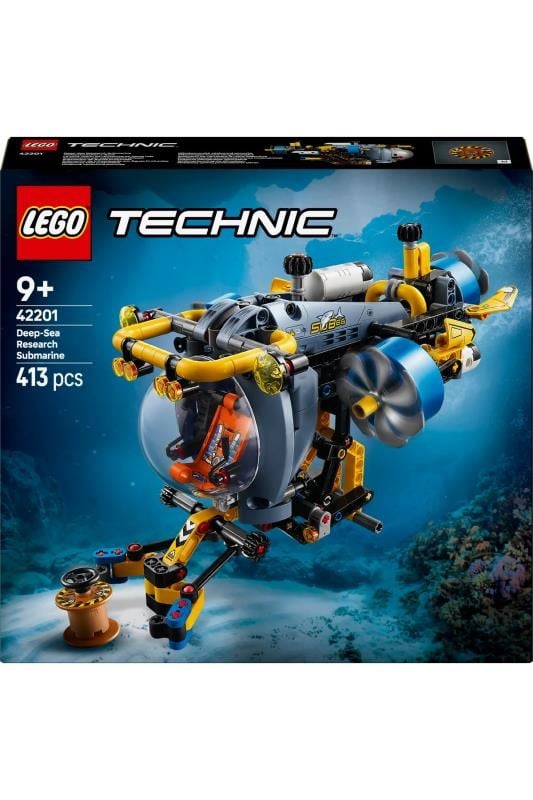 LEGO ® Technic Derin Deniz Araştırma Denizaltısı 42201 - 9+ Çocuklar için Oyuncak Yapım Seti (413Parça)