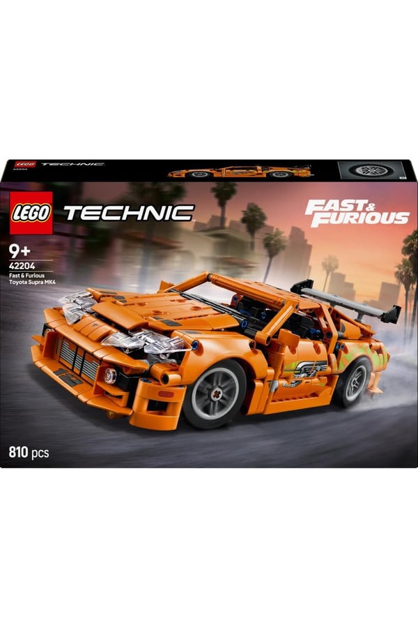 LEGO Technic Fast & Furious Toyota Supra MK4 42204 - 810 Parça