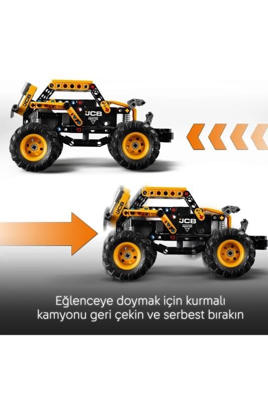 LEGO ® Technic Monster Jam™ DIGatron™ Çek-Bırak 42199- 7+ Çocuklara Yaratıcı Oyuncak Yapım Seti (218Parça)