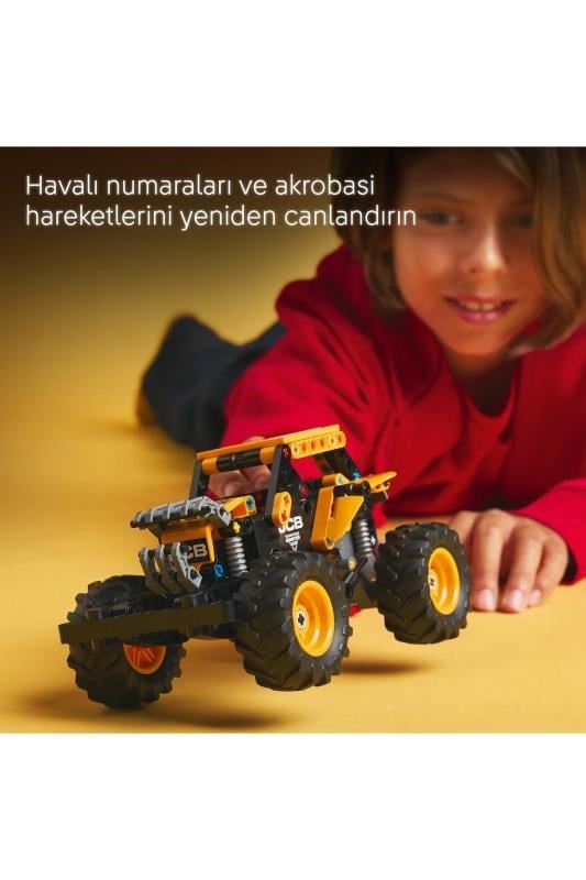 LEGO ® Technic Monster Jam™ DIGatron™ Çek-Bırak 42199- 7+ Çocuklara Yaratıcı Oyuncak Yapım Seti (218Parça)