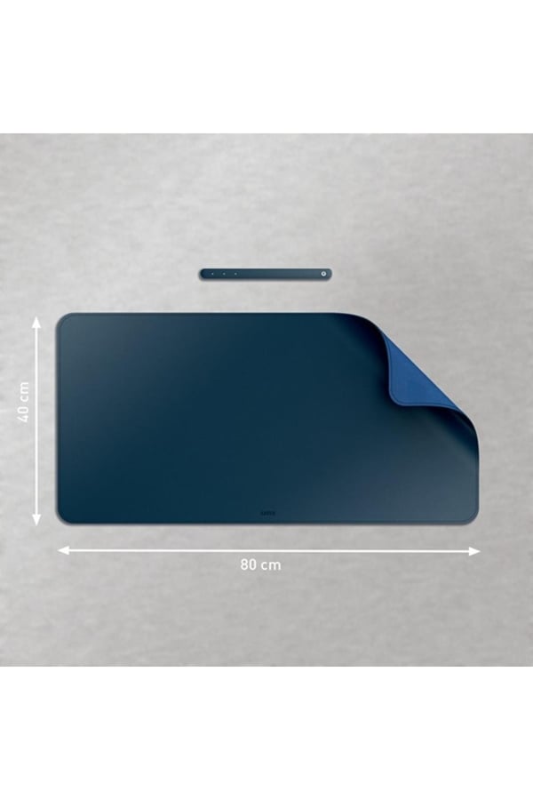 Leitz Büyük Masa Matı 40x80 cm Koyu Mavi Kod: 53820068