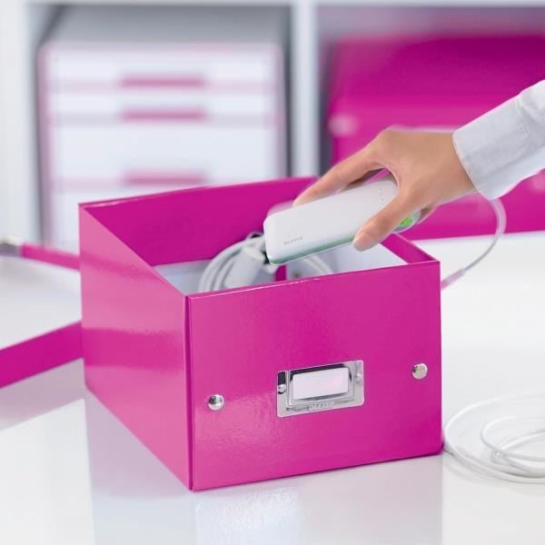 Leitz Click & Store WOW Küçük Saklama Kutusu Metalik Pembe - KOD:60430023