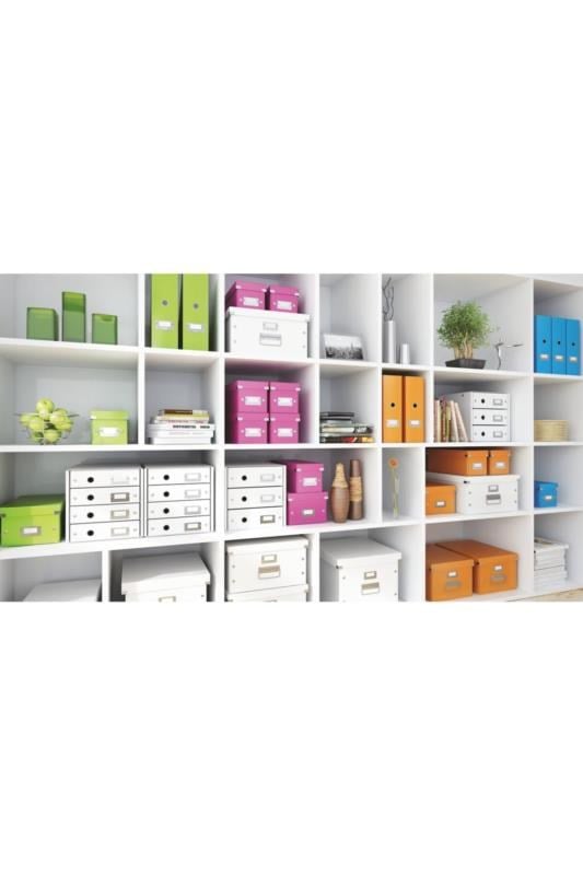 Leitz Click & Store WOW Orta Boy Saklama Kutusu Metalik Mor- KOD:60440062