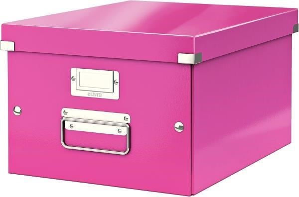 Leitz Click & Store WOW Orta Boy Saklama Kutusu Metalik Pembe - KOD:60440023