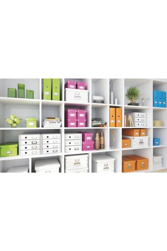 Leitz Click & Store WOW Orta Boy Saklama Kutusu Metalik Mor- KOD:60440062
