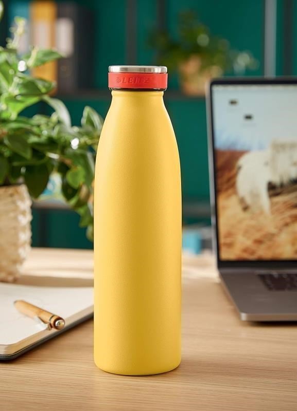 Leitz Cosy Yalıtımlı Termos Su Şişesi 500 ml - L-9016 - SARI - KOD:90160019