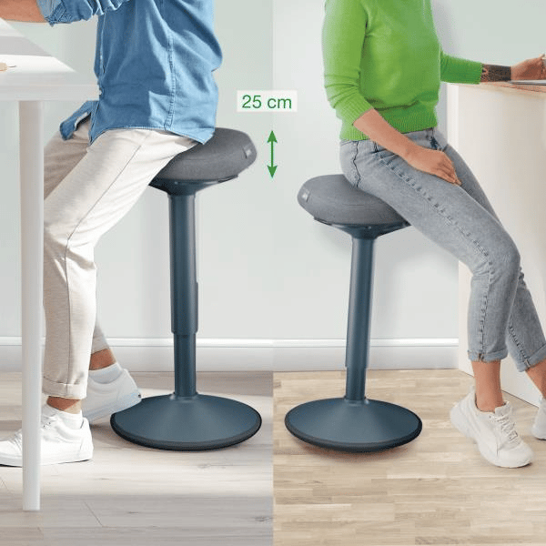 Leitz Ergo Active A Konforlu Oturaklı Sit Standing Gri Tabure - KOD:65450089