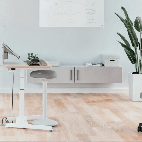 Leitz Ergo Active A Konforlu Oturaklı Sit Standing Açık Gri Tabure - KOD:65450085