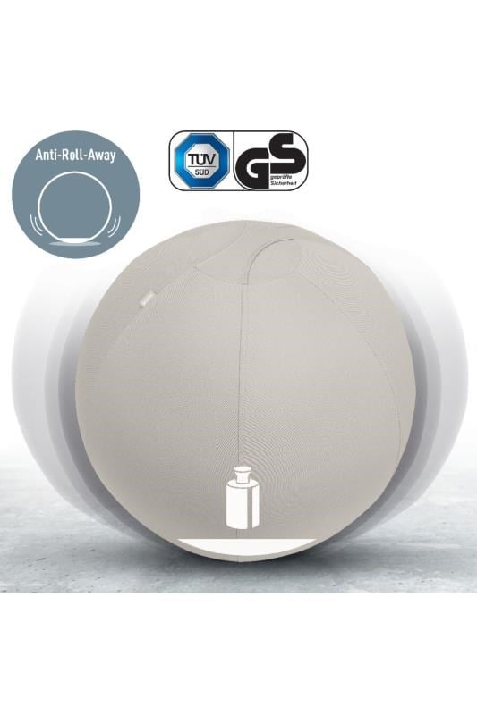 Leitz Ergo Active Kaymaz Oturma Topu 75 cm -  AÇIK GRİ - KOD:65430085