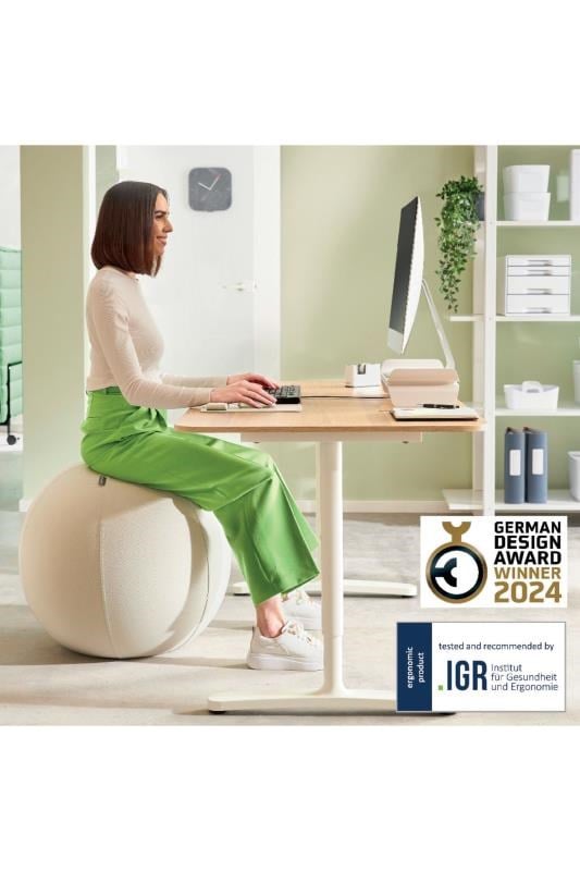 Leitz Ergo Active Kaymaz Oturma Topu 75 cm -  AÇIK GRİ - KOD:65430085