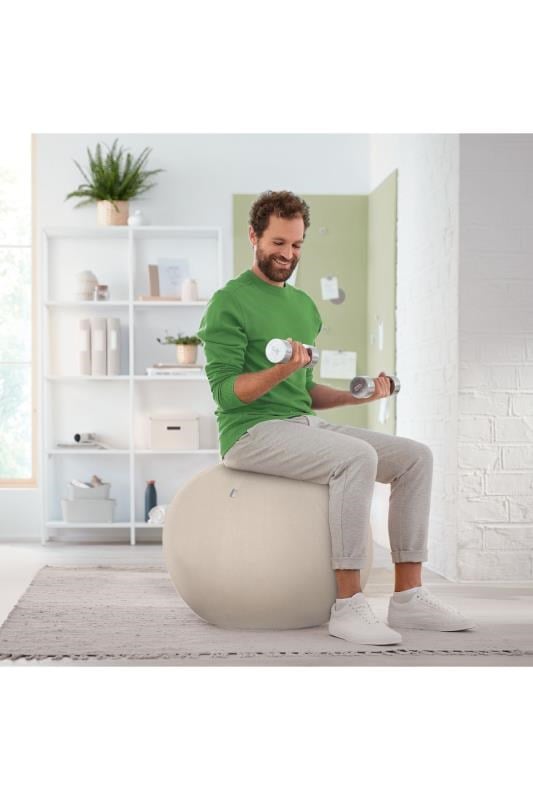 Leitz Ergo Active Kaymaz Oturma Topu 75 cm -  AÇIK GRİ - KOD:65430085