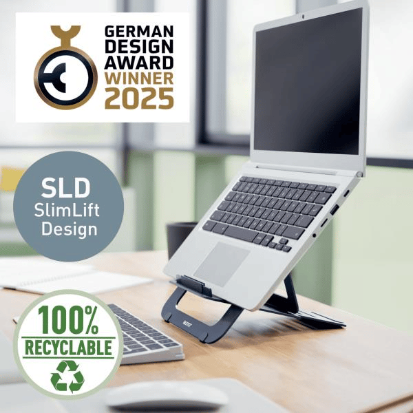 Leitz Ergo Alüminyum Ultra Düz Ayarlanabilir Dizüstü Bilgisayar Standı - KOD:63460089