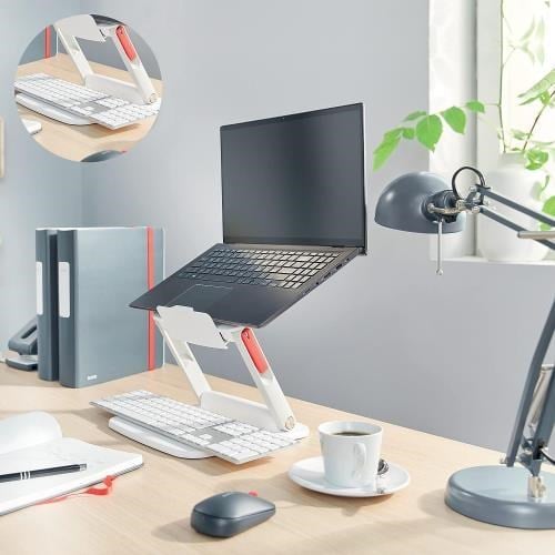 Leitz Ergo Ayarlanabilir Çok Açılı Laptop Standı Beyaz KOD:64240001